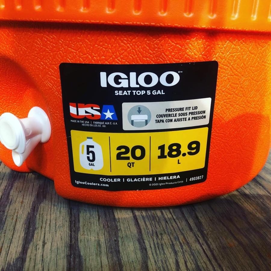 大容量 19L イグルー ホームデポ ウォータージャグ キャンプ BBQ 