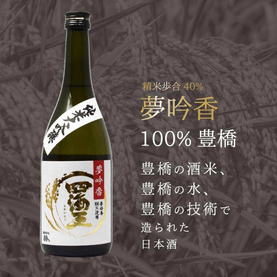 蔵元直送 東三河ふるさとセット 純米大吟醸「夢吟香 40%」720ml＆