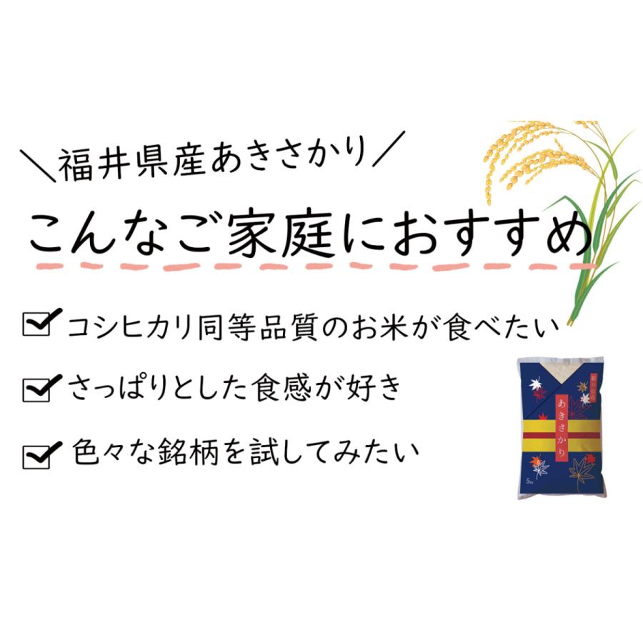 米 あきさかり 15kg 5kg×3袋 福井県産 白米 令和7年産 送料無料 : 福井
