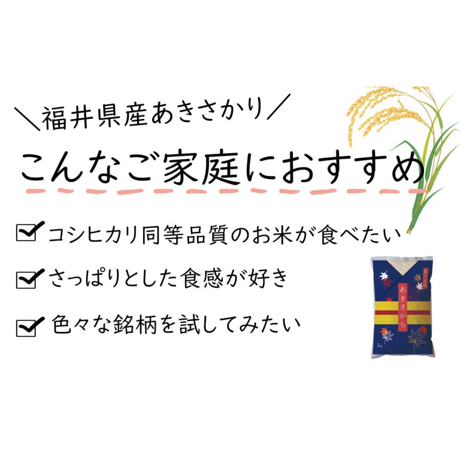 米 あきさかり 5kg 福井県産 白米 令和5年産 送料無料｜fukuikomeya｜06