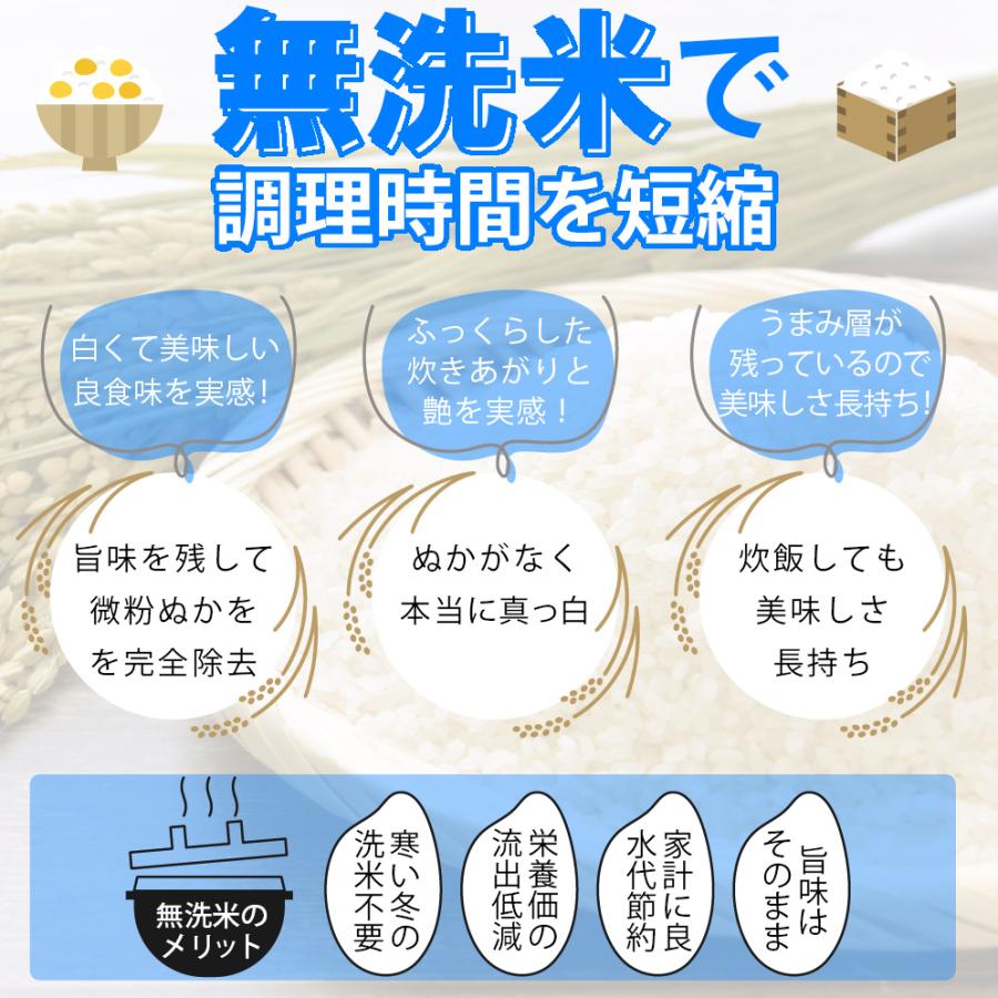 無洗米 ミルキークイーン 20kg 5kg×4袋 福井県産 白米 令和7年産 送料無料_6