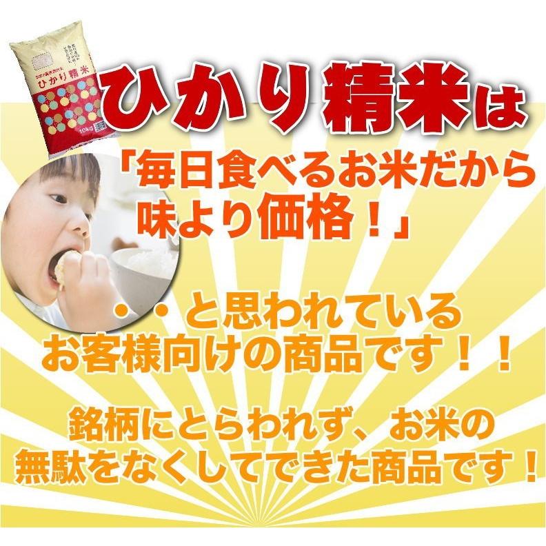 米 10kg 送料無料 国内産 ひかり精米 白米 ブレンド米 家庭応援｜fukuikomeya｜03