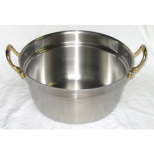 鍋 円付鍋 IH対応 スーパーデンジ円付鍋39ｃｍ（業務用ＩＨ対応） 1-0035-0405