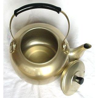 ヤカン アルミ製 アカオ しゅう酸アルマイト湯沸8リットル 9