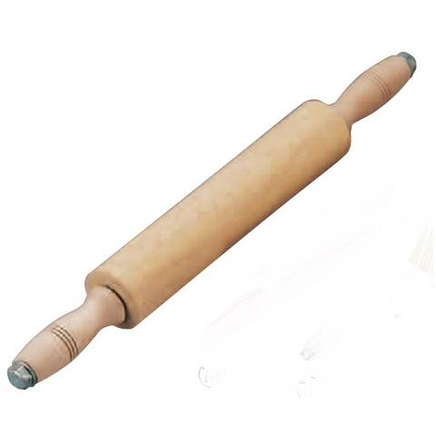 めん棒 製菓用品 木製ローラー式 めん棒 太型（ミズメ材）φ60×300ｍｍ  1-1145-1602
