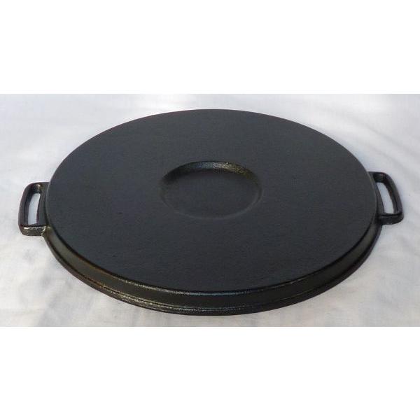 ジンギスカン鍋 IH対応 電磁調理器用鉄ジンギスカン鍋26cm 1-2155