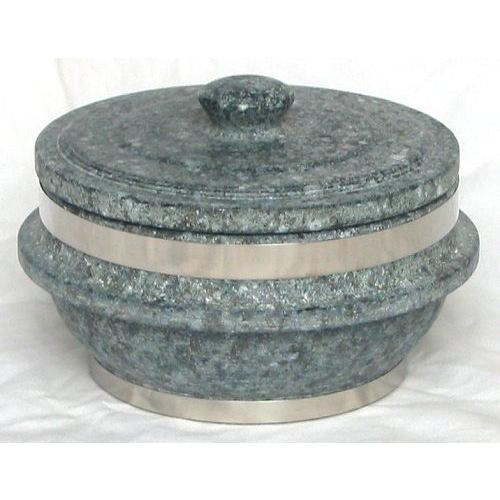 丼 石器 長水石焼釜 補強付（フタ付き）20ｃｍ YS0220A 1-2158-0603