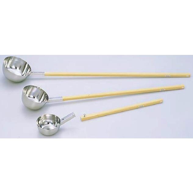 ハセガワ 抗菌角柄用18-8ひしゃく18ｃｍ/柄別売り 9-0205-0102