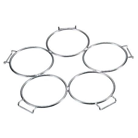 ゆで釜 18-8 デカてぼ専用リング5穴 15cm用 ラーメン用 1-0398-0901
