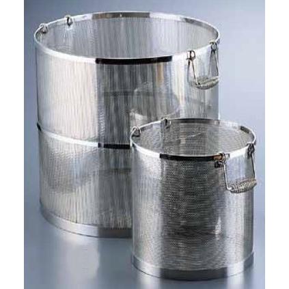 スープ取りザル 丸型 パンチング 18-8（ステンレス） UK 42cm用 ざる UK 18-8パンチング スープ取りざる丸型42cm/寸胴鍋用 1-0445