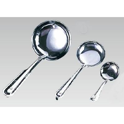 お玉 18-0 お玉杓子70mm 40cc（カギ付） 1-0467-0102 : 料理道具の