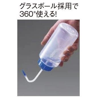 液体調味料入れ マルチ洗瓶 500ml 赤 9-0518-1702｜fukuji-net｜03