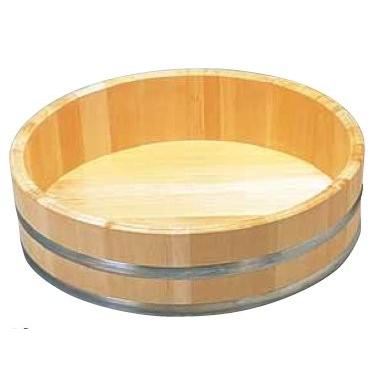 飯台 寿司桶 木製 ステン箍 飯台（サワラ材）90ｃｍ  1-0538-0306