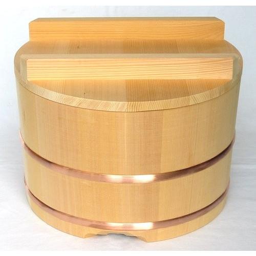 おひつ のせ蓋おひつ（サワラ）42ｃｍ5升用  1-0704-1009