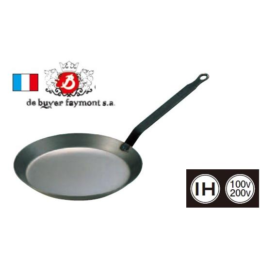 デバイヤー（de Buyer） クレープ用品 鉄クレープパン5120 18cm IH