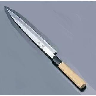 和包丁 雪藤 中霞・玉白鋼 ふぐ引包丁（テッサ包丁） （片刃）24cm 1