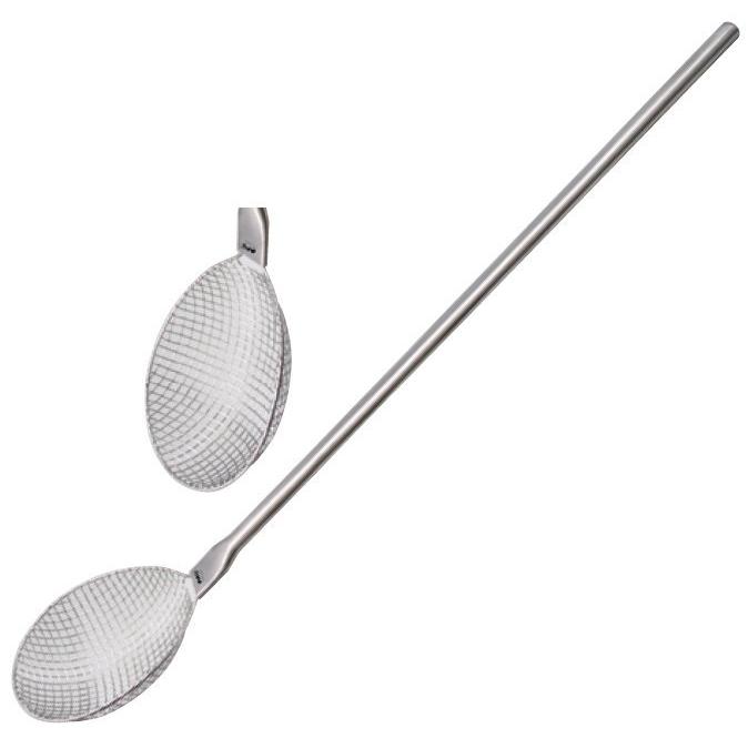 ののじ 18-8 ステンレス 調理用丸型 すくいカゴ 粗目/特大130cm ののじ 給食用すくいカゴ 18-8調理用丸型すくいカゴ 中 細目3mm目