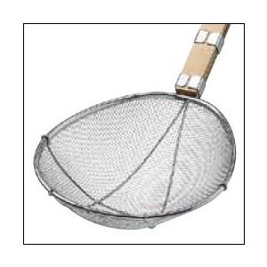 TSステンレス 木柄 給食用 すくい網 スイノー型 全長128cm 極荒目 2.5メッシュ 1-0201-0701 : 料理道具のフクジネット ...