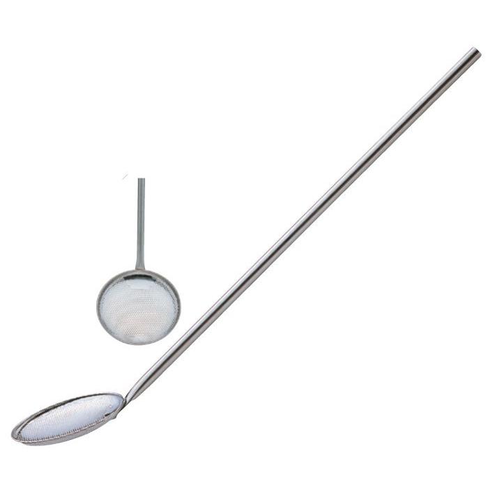 すくい網 UK18-8 パンチング 給食用すくい網 丸型 穴径3mm 1-0202