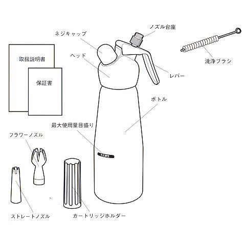 ESPUMA SPARKLING-L 1180cc ステンレス製本体のみ 楽天市場】エスプーマ スパークリングの通販