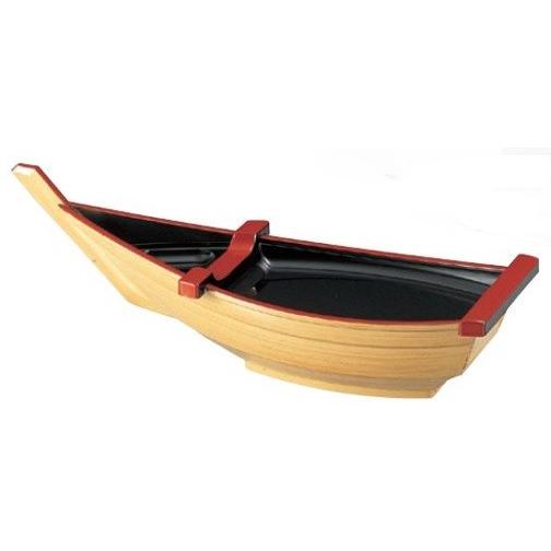 福井クラフト 舟盛器 磯舟 小 白木1〜2人用 ABS樹脂42cm f8-396-3