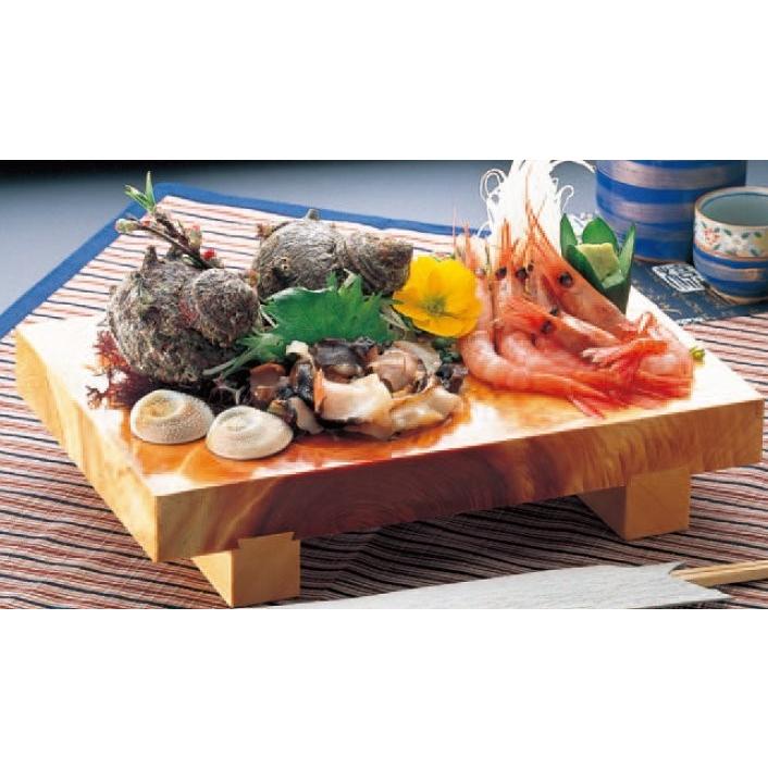 寿司盛込台 桧節付台尺0×8寸 木製 f7-631- 20 : 料理道具の