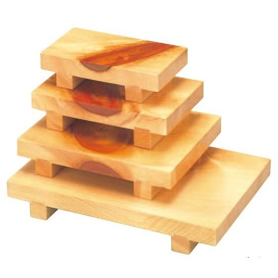 寿司盛込台 桧節付台尺2×8寸 木製 f7-631-21