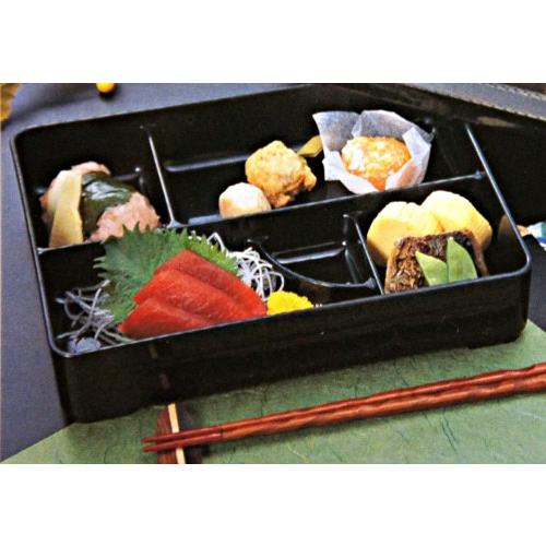 弁当箱 8寸 長手福来弁当 野菊（固定仕切） f8-783-6 : 料理道具の 