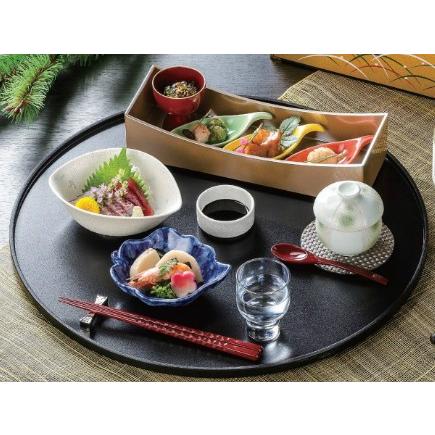 お盆 会席丸盆 黒乾漆 尺4 ABS樹脂 f8-86-13 : 料理道具のフクジネット