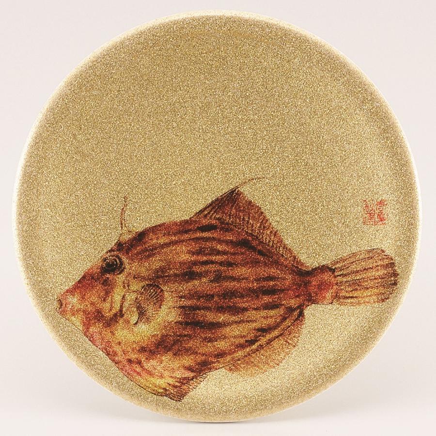 回転寿司皿 15cm ゴールドパールカワハギ 耐熱ABS樹脂 食洗機対応 f8