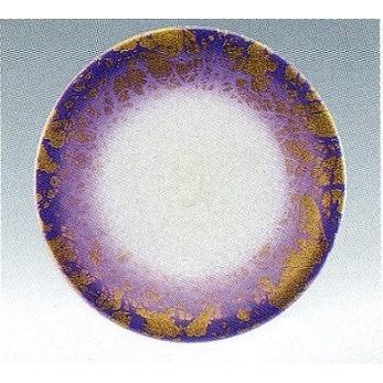 回転寿司皿 15cm アクアパープル金雲 耐熱ABS樹脂 食洗機対応 f8-834-7