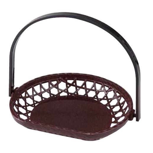 食器 天ぷら篭 ABS 6寸 半月手提篭 新溜 f8-413-10 : 料理道具の