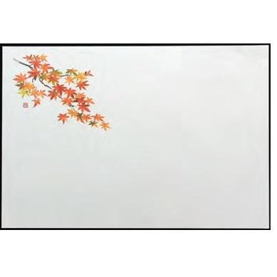 ランチョンマット 和紙マット 四季シリーズ 紅葉（9月〜11月） 100枚 
