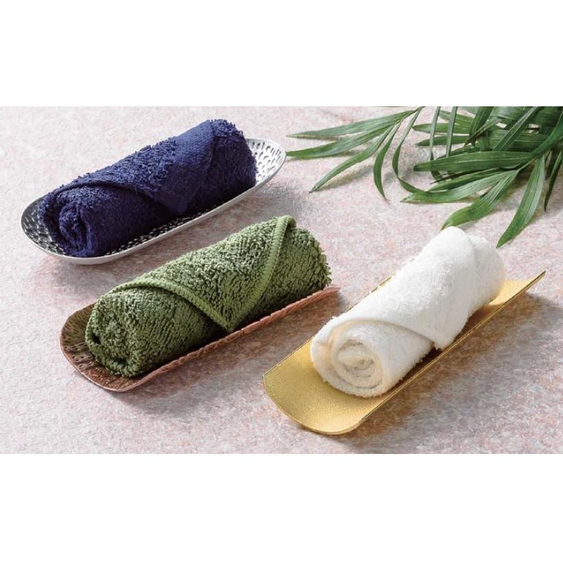 おしぼりトレイ メタルおしぼり受 オーバルシルバー 8-1087-10 : 料理