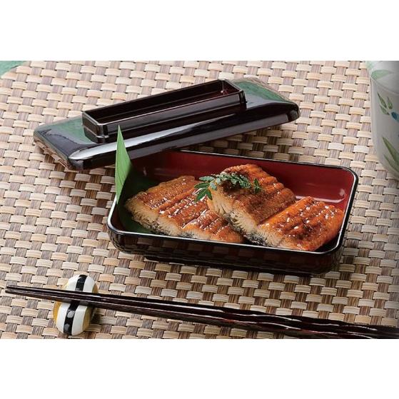新うなぎ平 黒内朱 ABS樹脂 f8-668-10 : 料理道具のフクジネット
