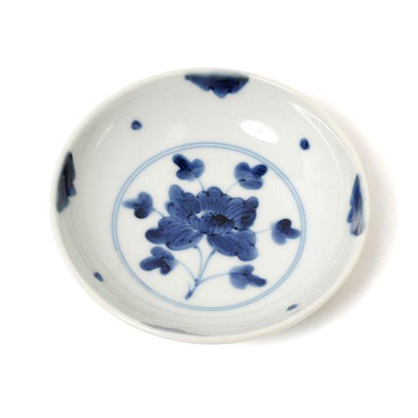 有田焼 福珠窯 染付伊万里牡丹 丸皿 ５枚 有田焼 取り皿 染付伊万里牡丹5.5寸丸皿 【福珠窯（有田焼窯元