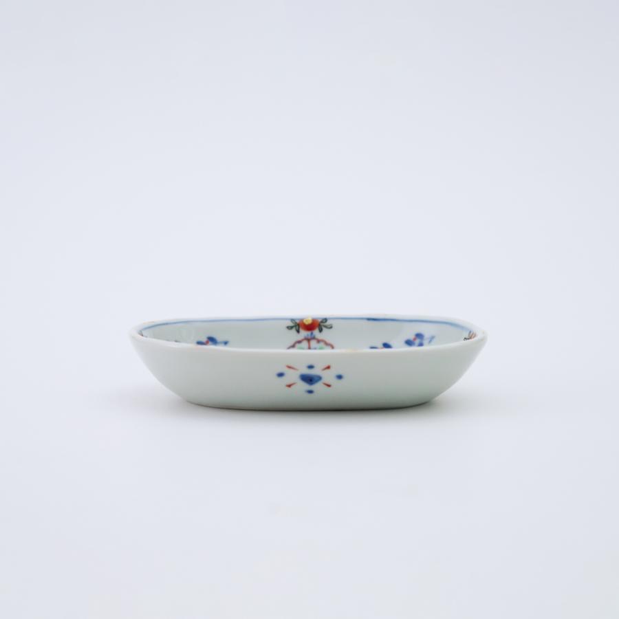 有田焼 オーバル皿 天啓花蝶小判皿（小）【福珠窯（有田焼窯元
