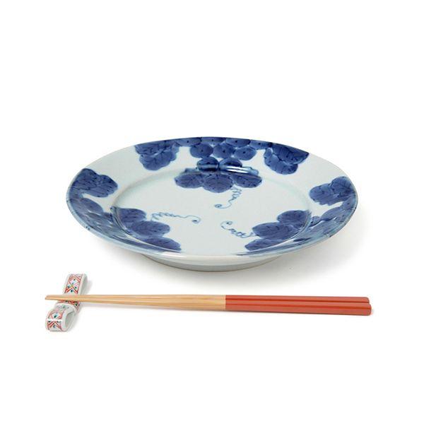 福珠窯　唐人図　平皿4枚　20cm 有田焼 有田焼 メイン皿 天啓赤絵群馬図7寸丸皿 【福珠窯（有田焼窯元