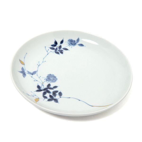 有田焼 取り皿 金彩ばら絵5.5寸丸皿 【福珠窯（有田焼窯元）】 : 福珠