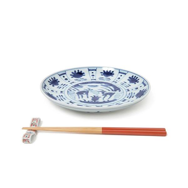 有田焼 取り皿 芙蓉手双鹿図5.5寸丸皿 【福珠窯（有田焼窯元）】 : 福
