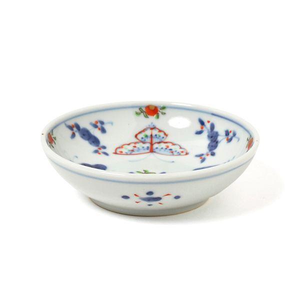 有田焼 小皿 天啓花蝶3.5寸丸小皿 【福珠窯（有田焼窯元）】 : 福珠窯