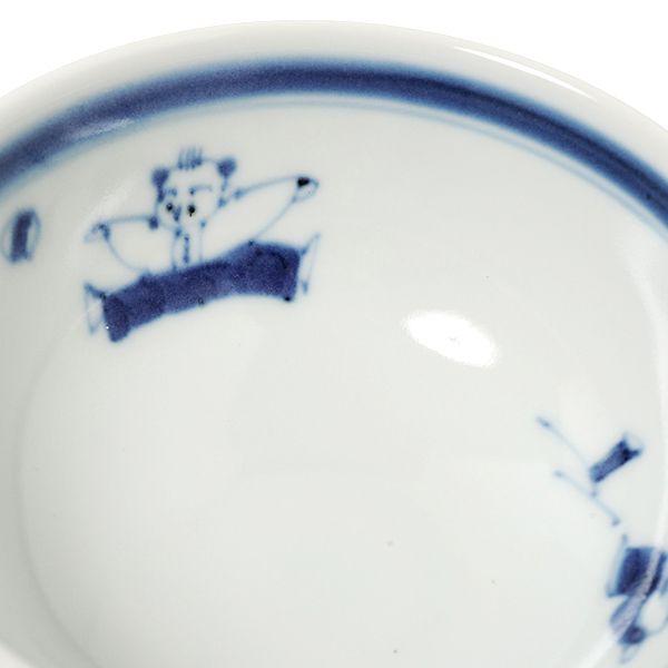 有田焼 お茶碗 染錦唐子 ご飯茶碗（大） 【福珠窯（有田焼窯元