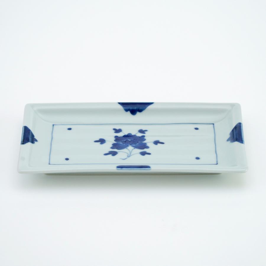 有田焼 福珠窯 染付伊万里牡丹 　　8寸　丸皿 ５枚 染付伊万里牡丹 | 福珠窯ファクトリーショップ