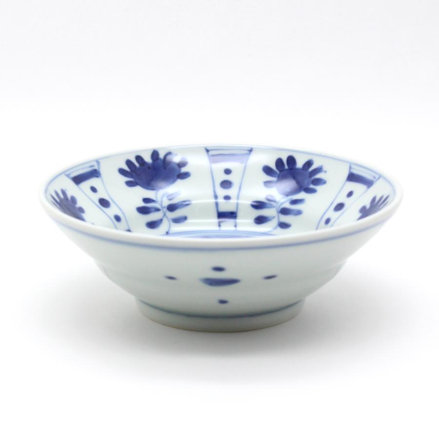 堀畑蘭さん 十二角鉢 芙蓉手 堀畑蘭 十二角鉢 染