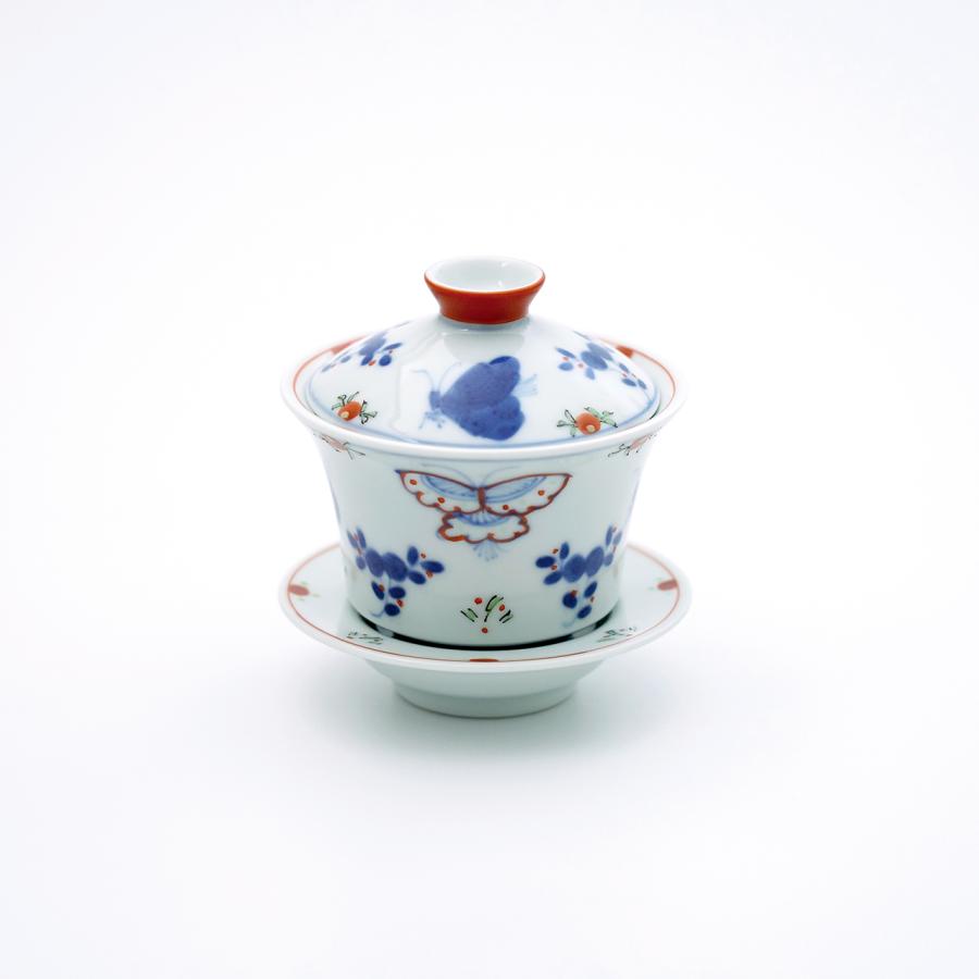 有田焼 茶器 天啓花蝶 茶器セット【福珠窯（有田焼窯元）】 : 福珠窯