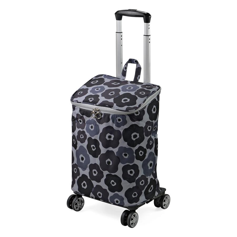 折りたたみ保冷ショッピングカート 4輪 キャリーカート 大容量 25L