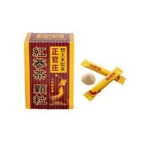 正官庄 高麗紅蔘茶 顆粒 3g×30包 健康補助食品 健康食品 正官庄 6年根高麗紅蔘　大木製薬　韓国　滋養強壮　健康維持（Yahoo!・Fukuko）