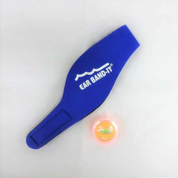 【SALE／86%OFF】 全国宅配無料 EAR BAND-IT 水泳用ヘッドバンド イヤーバンディット 青 S Ear Band-it cleanpur.com cleanpur.com