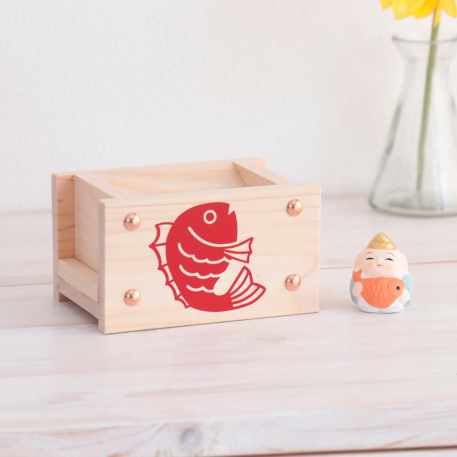 和彩 絵付け 賽銭箱 えびす様 小型 / 貯金箱 おみくじ付き 和彩 絵付け 賽銭箱 えびす様 小型 / 貯金箱 おみくじ付き