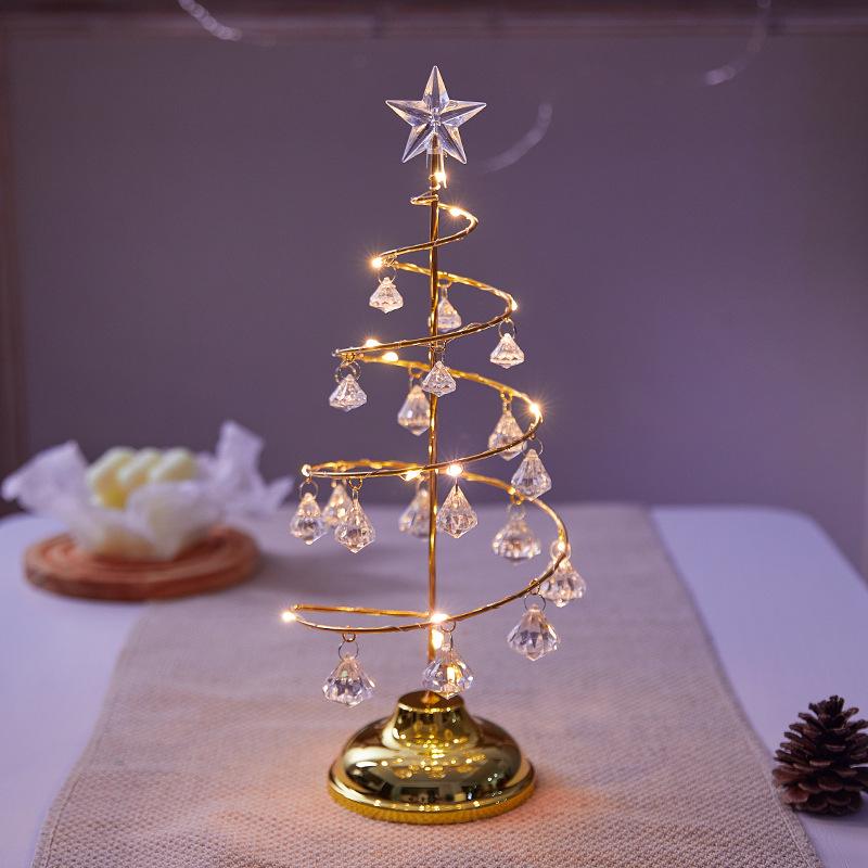 クリスマスツリー 卓上 クリア 水晶 ミニツリー 33cm 卓上ツリー クリスマスツリー 卓上 クリア 水晶 ミニツリー 33cm 卓上ツリー